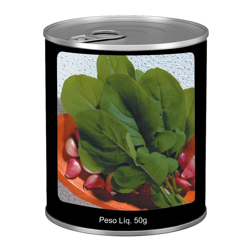 Sementes de Rúcula Feltrin Apreciatta Folha Larga Lata 50g