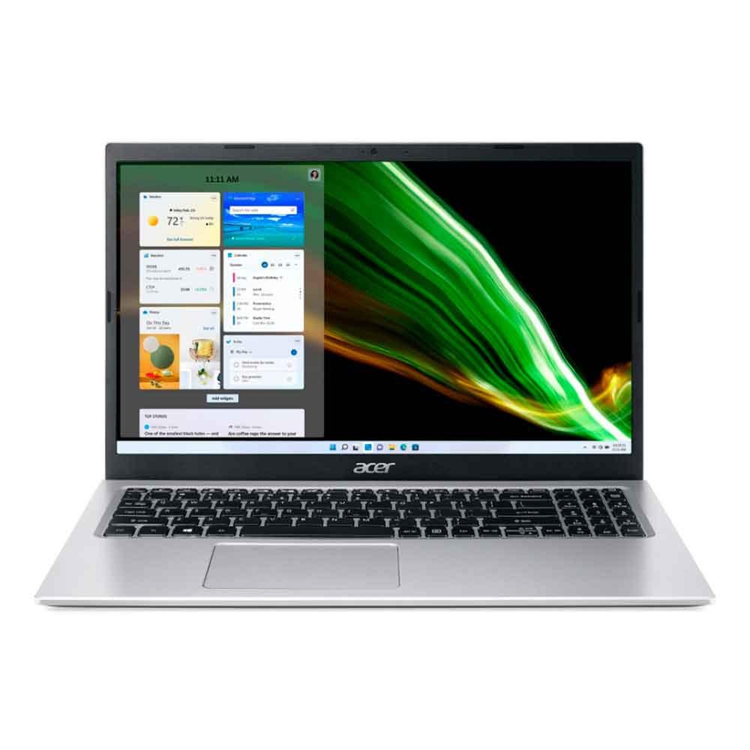 Notebook Acer Core I3-1115G4 4Gb Ddr4 512Gb Ssd M2 W11 Lcd 15.6" Prata