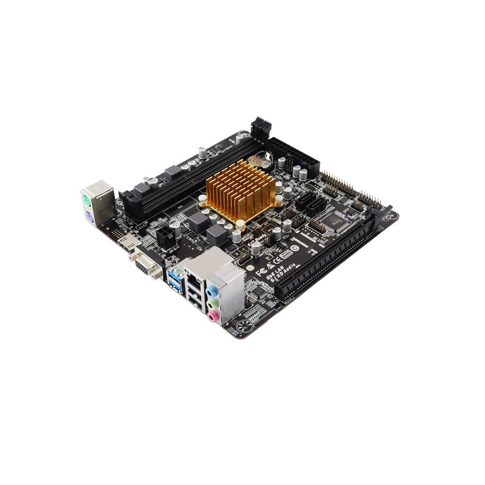 Placa Mãe Biostar A68N-2100K, com Processador AMD E1-6010, Mini-ITX, DDR3