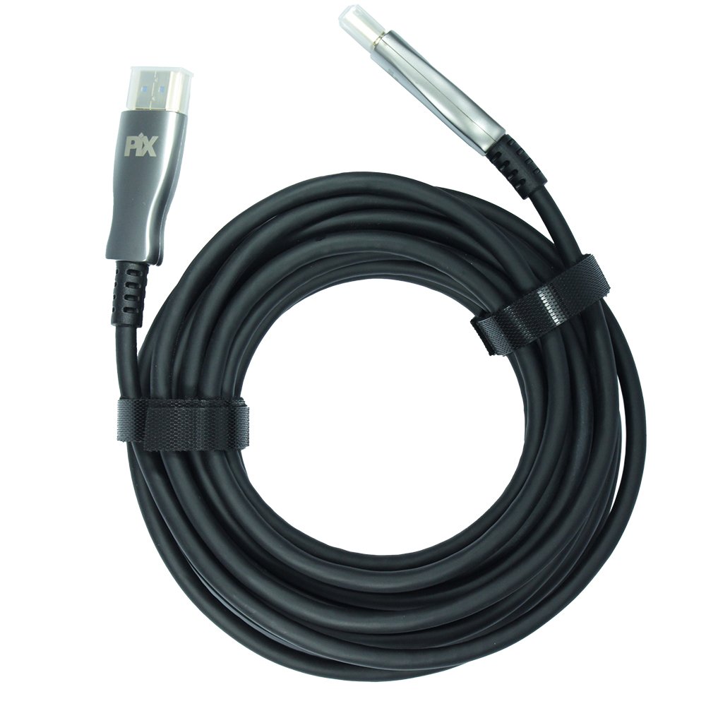 Cabo HDMI 2.1 - 8k HDR - 32AWG - 15m - Fibra Ótica Ativa