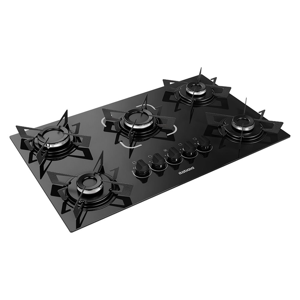 Fogão Cooktop Itatiaia 5 Bocas Electra | Superautomático, Preto, Bivolt