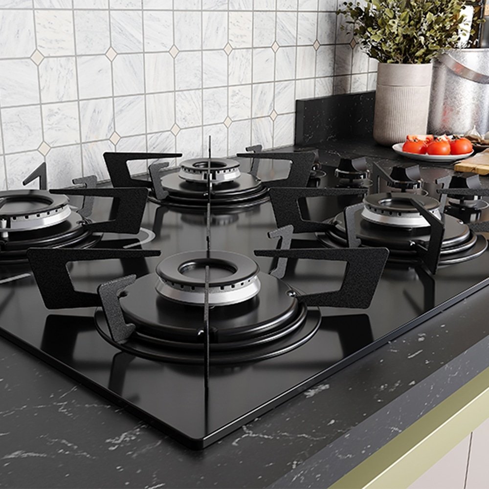 Fogão Cooktop Itatiaia 4 Bocas Electra | Tripla Chamas, Preto, Bivolt