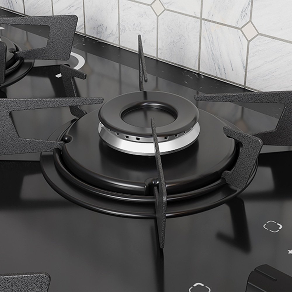 Fogão Cooktop Itatiaia 4 Bocas Electra | Tripla Chamas, Preto, Bivolt