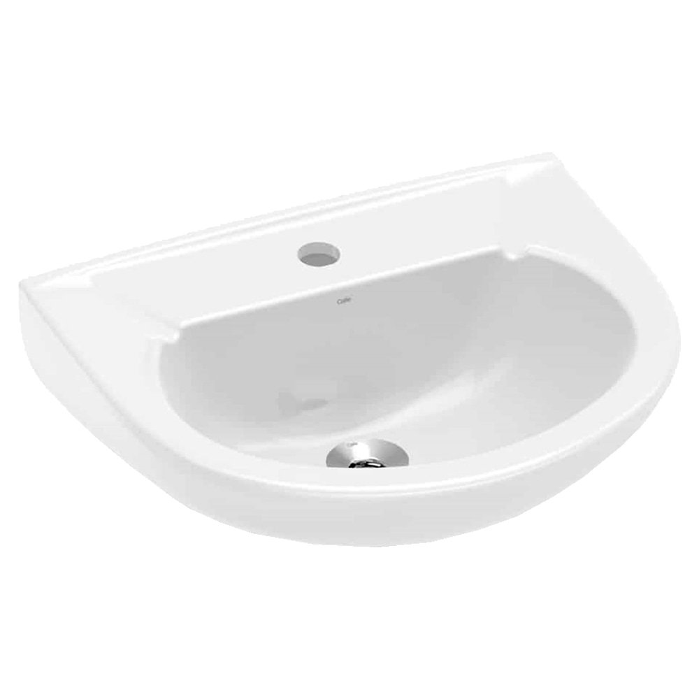 Lavatório para Coluna Celite Saveiro/Azalea  47,0X39,5 Central sem Ladrão Branco