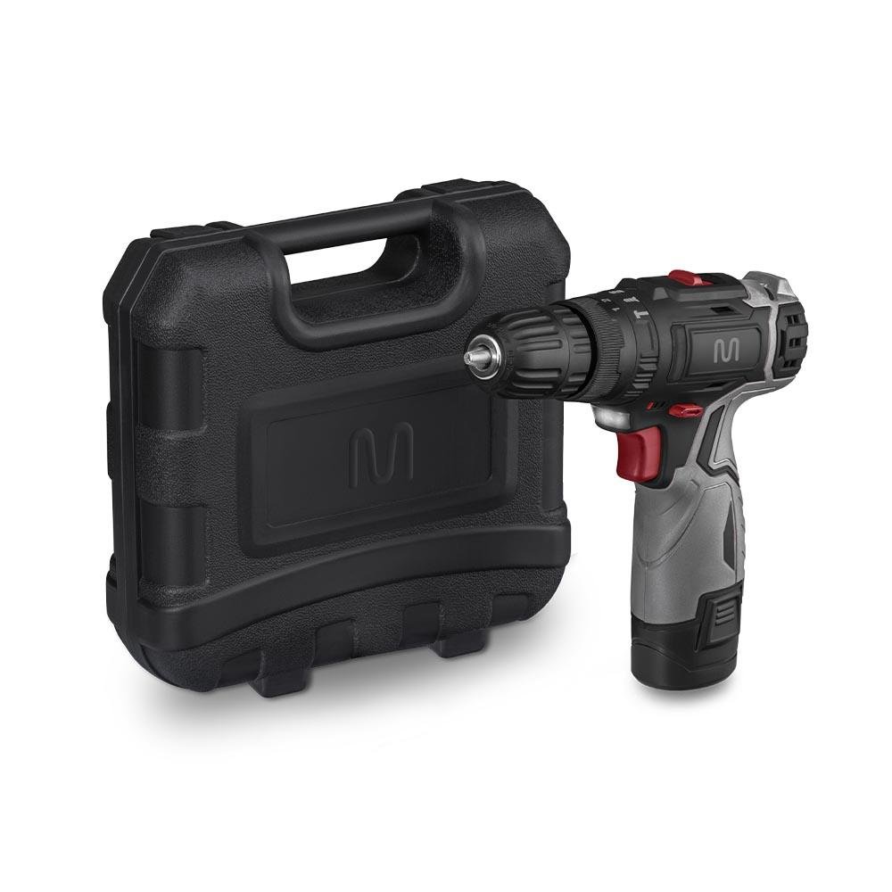 Kit Maleta Parafusadeira e Furadeira com Impacto 12v FE099 Multilaser