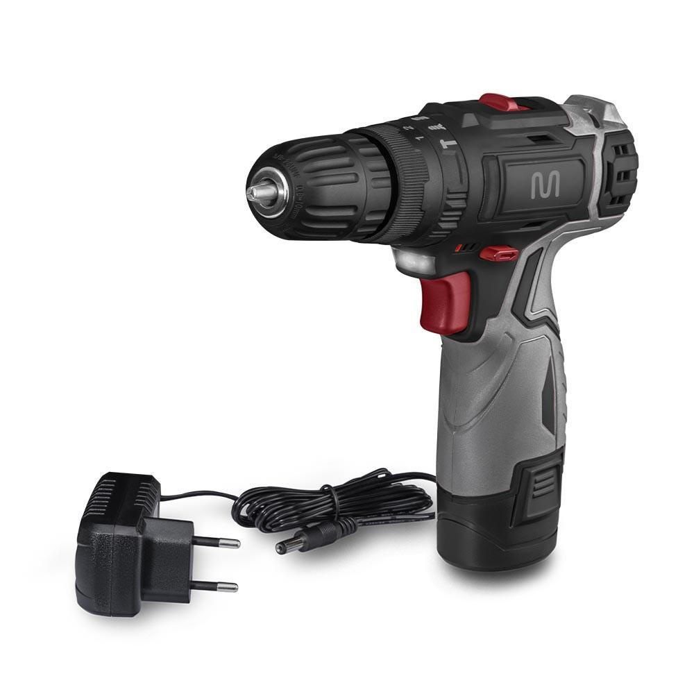 Kit Maleta Parafusadeira e Furadeira com Impacto 12v FE099 Multilaser