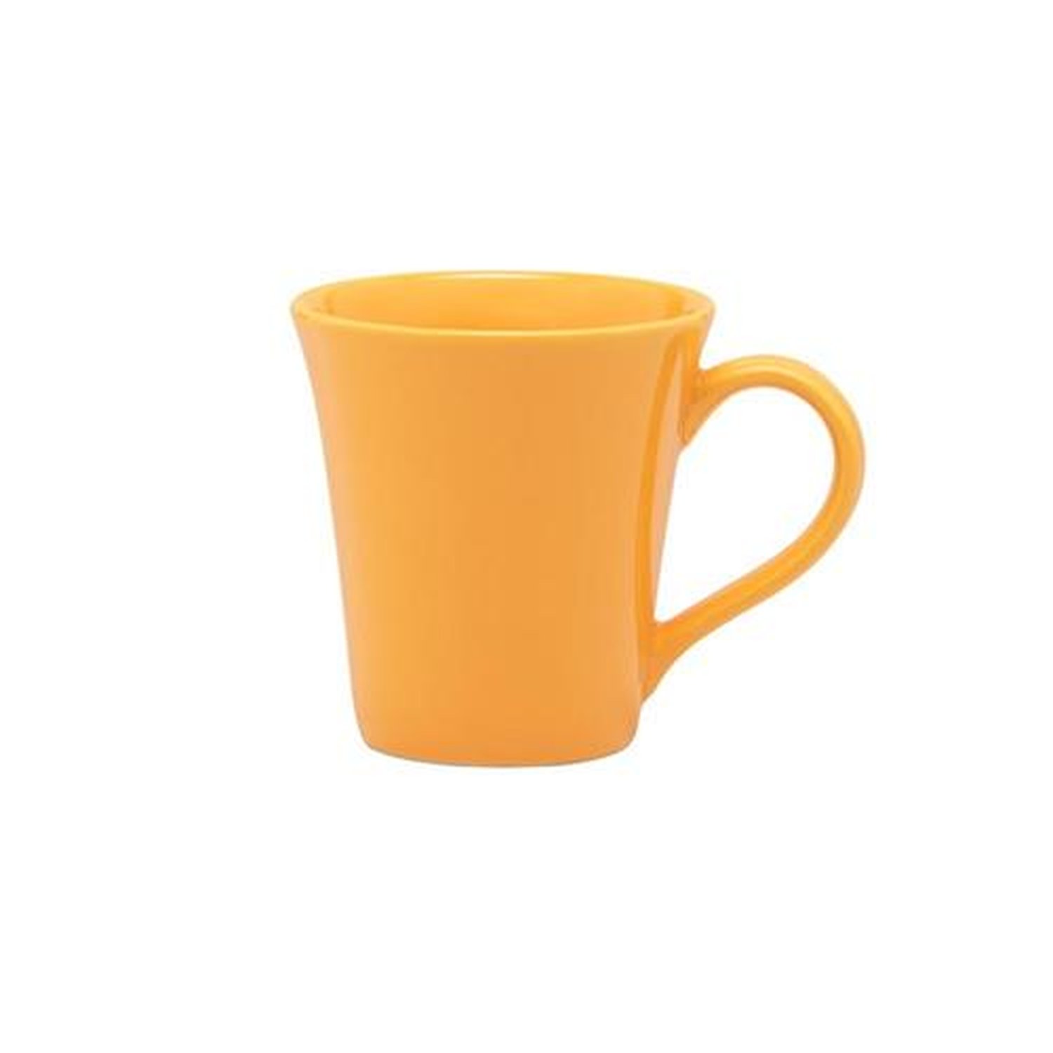 Caneca 330Ml Tulipa Laranja Cerâmica Oxford