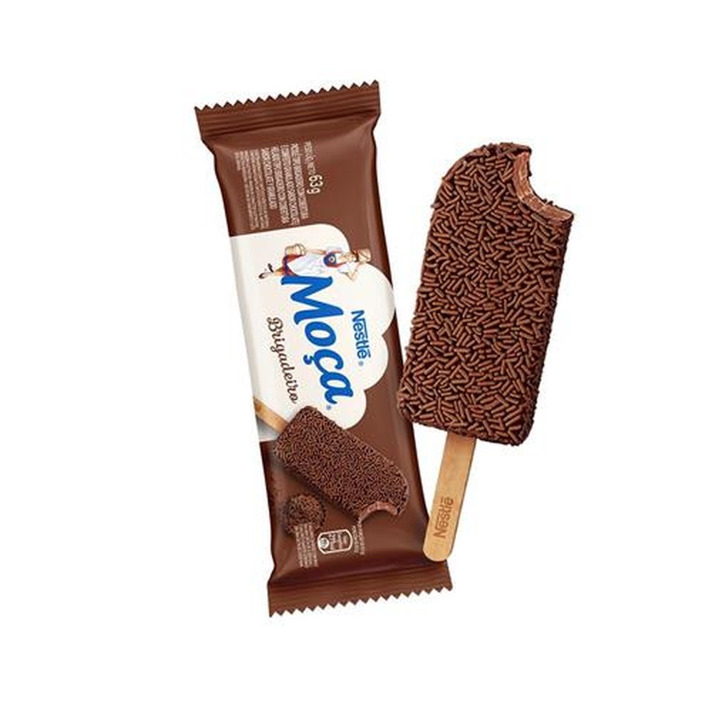 Picolé Moça Brigadeiro Nestlé 30x63g