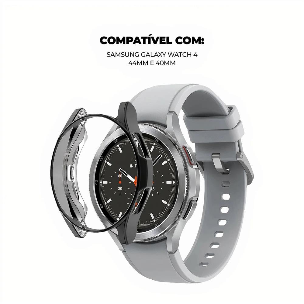 Case Bumper Armor Para Smartwatch Watch 4 40Mm