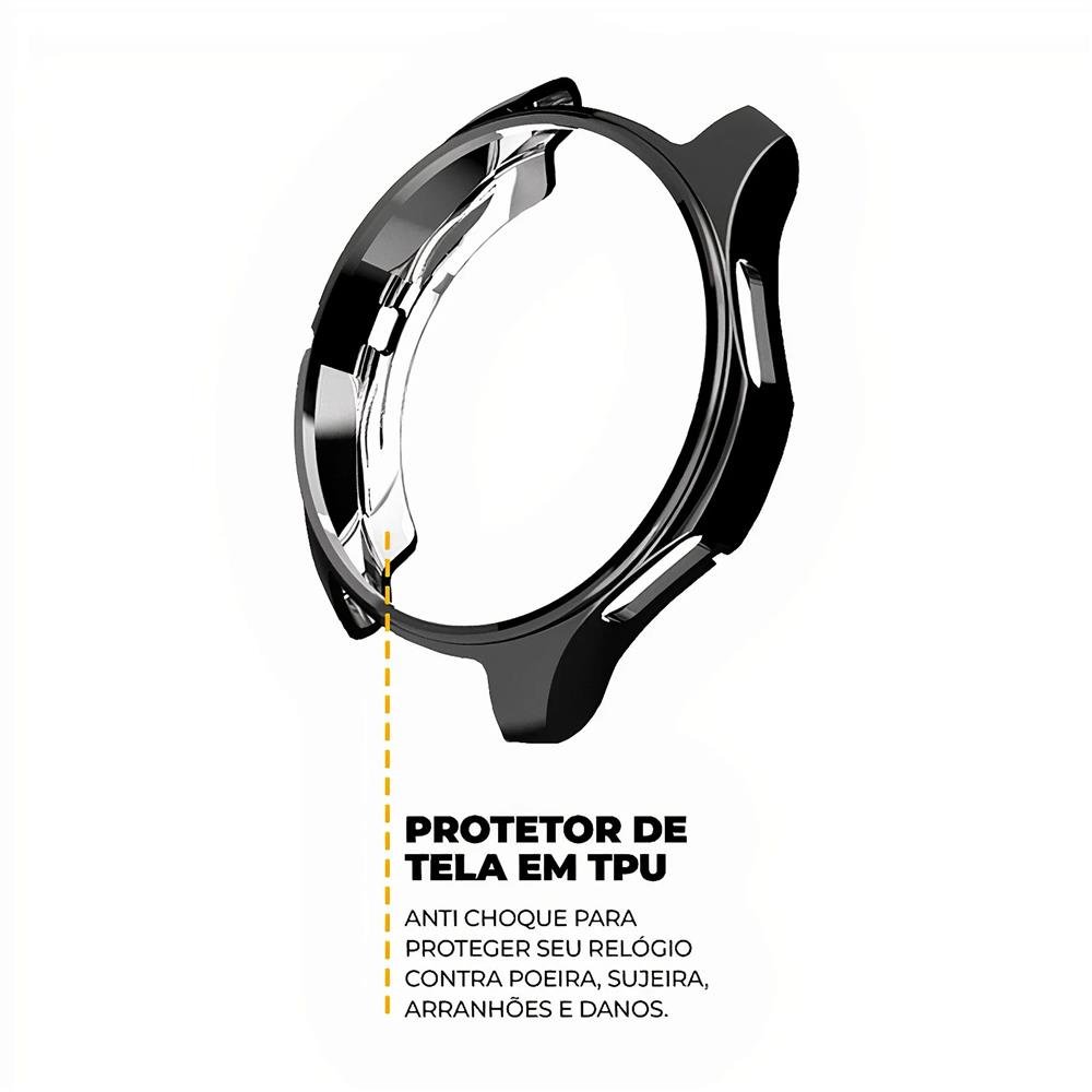 Case Bumper Armor Para Smartwatch Watch 4 40Mm
