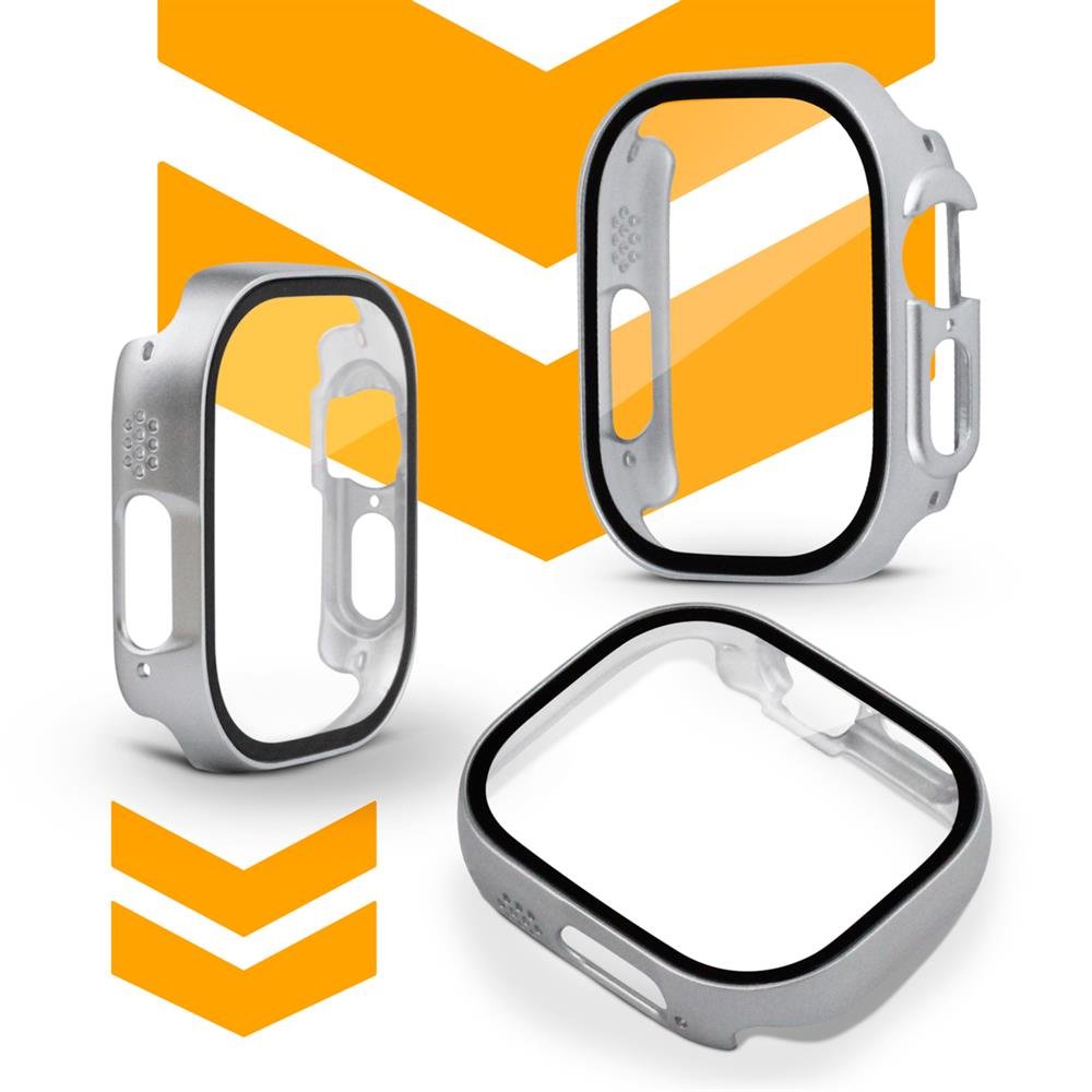 Case Armor Para Apple Watch Ultra 49Mm - Prata