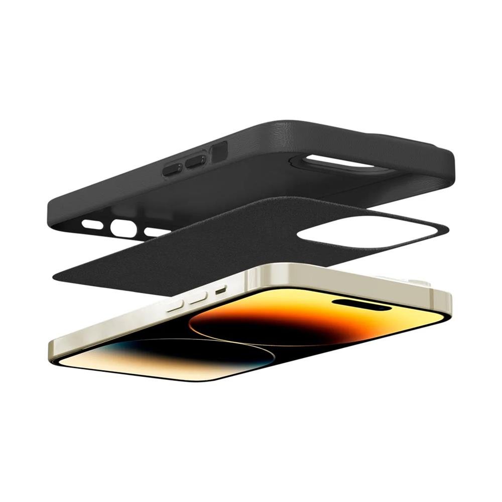 Capa Couro Dual Para Iphone 11 - Preta