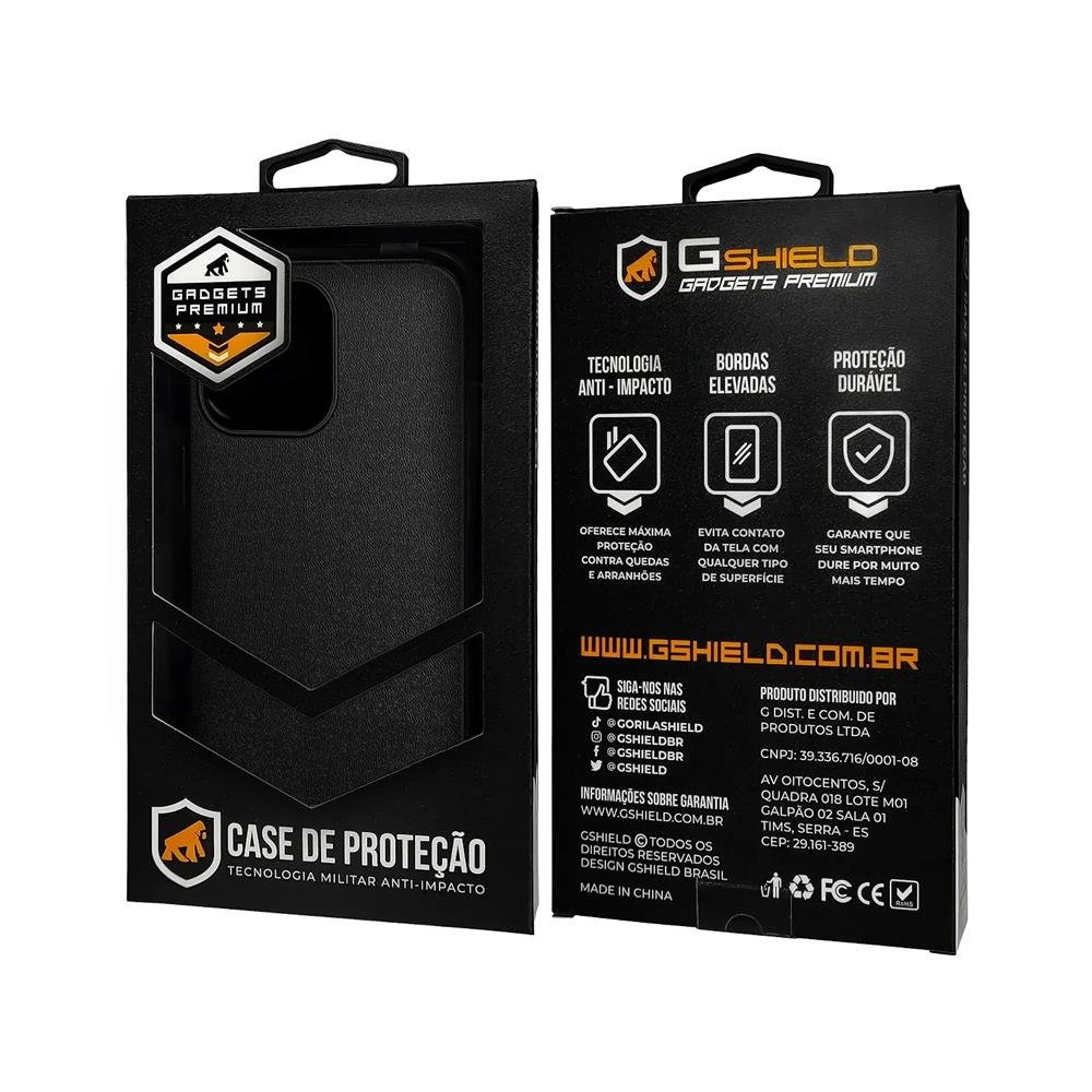 Capa Couro Dual Para Iphone 11 - Preta