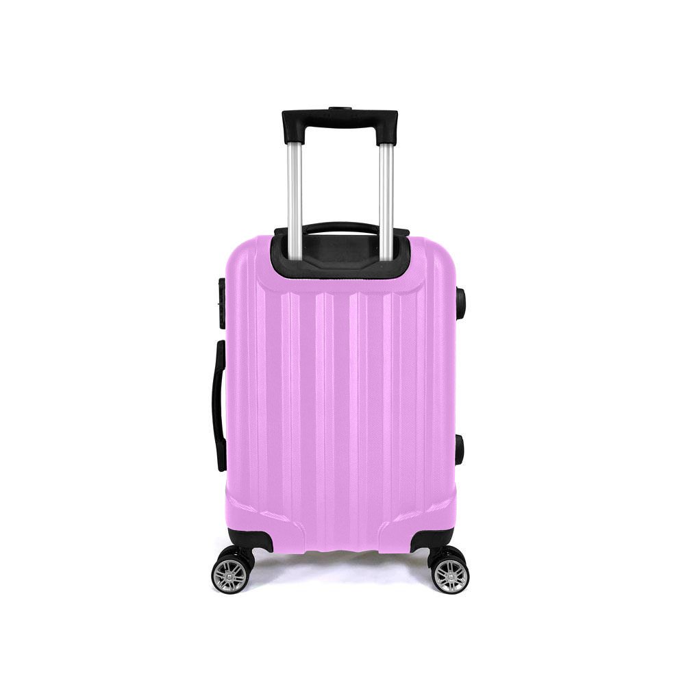 Mala de Bordo ABS 4 Rodas Adventure Fortt Rosa - MAB01-RA