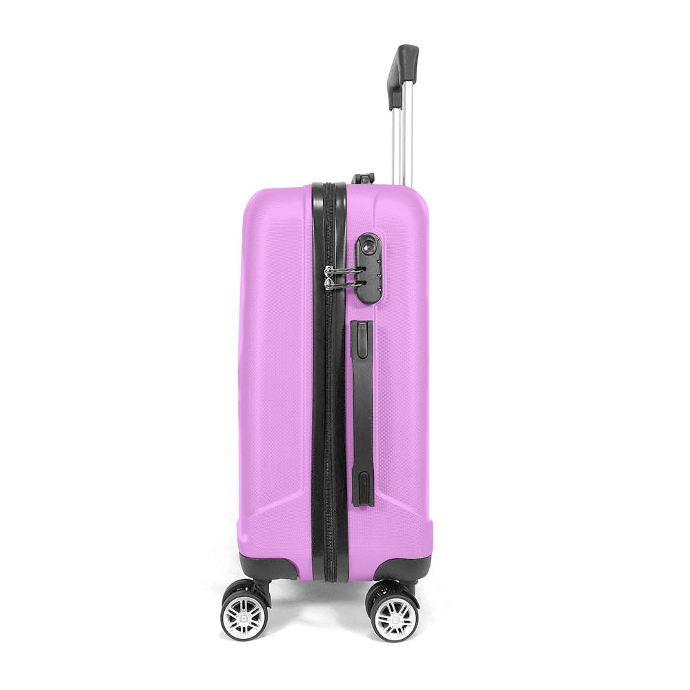 Mala de Bordo ABS 4 Rodas Adventure Fortt Rosa - MAB01-RA