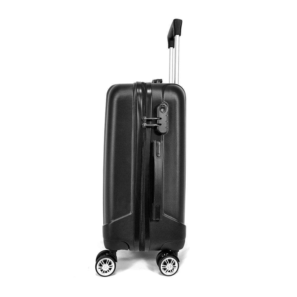 Mala de Bordo ABS 4 Rodas Adventure Fortt Preto - MAB01-PT