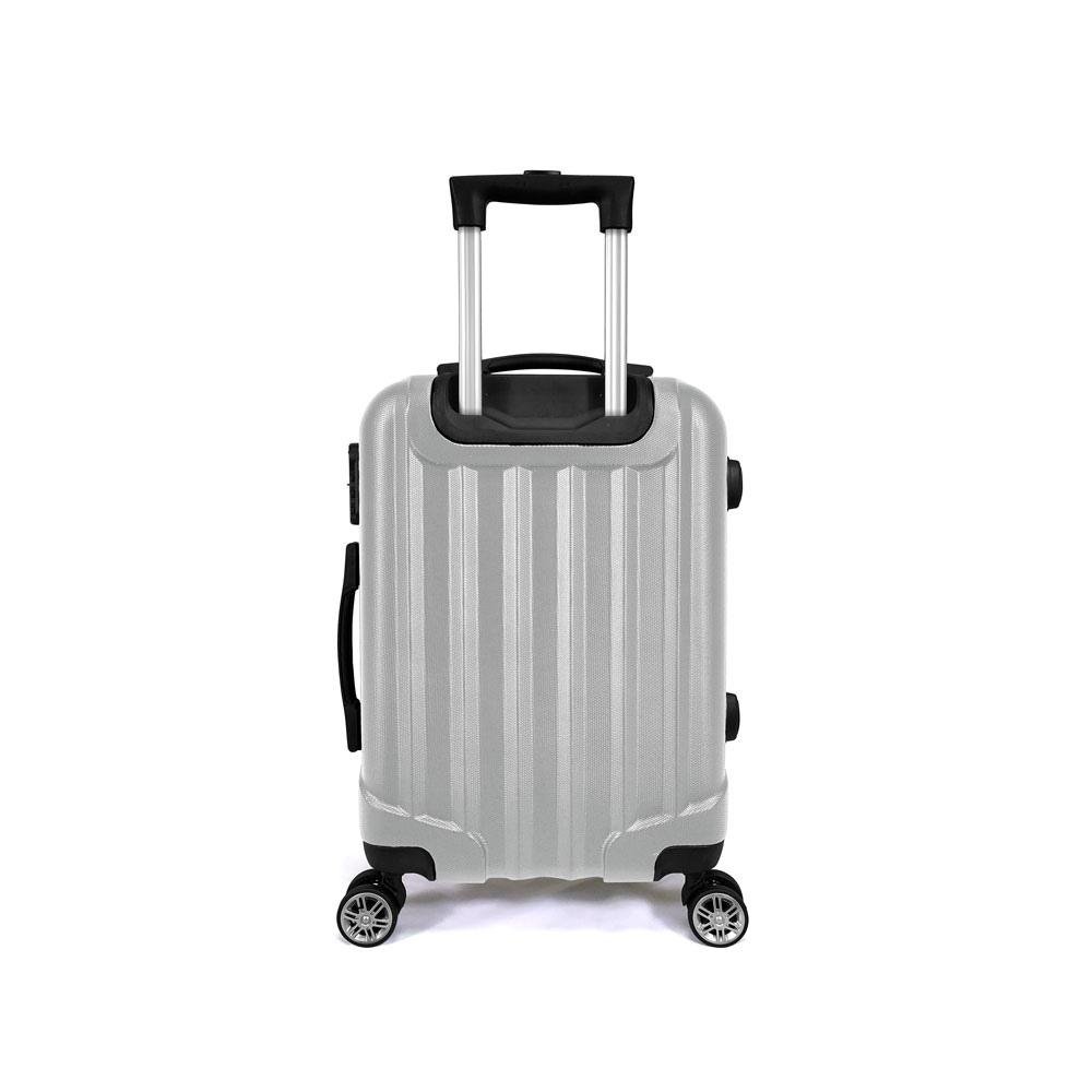 Mala de Bordo ABS 4 Rodas Adventure Fortt Prata - MAB01-PR