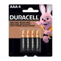 Pilha Duracell Alcalina Palito AAA - Embalagem com 4 unidades
