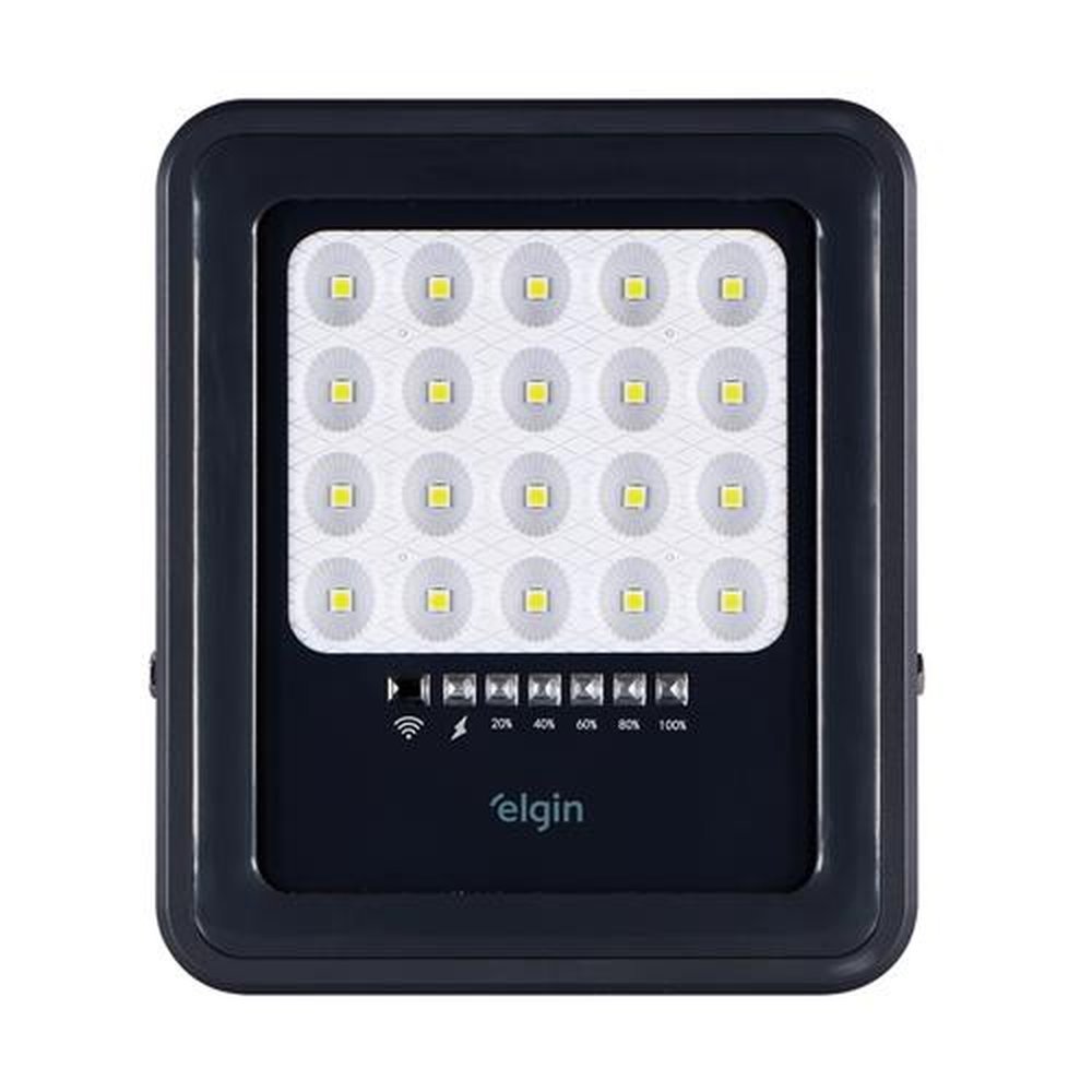 Refletor Solar 50W LED Elgin IP65 com Painel Solar