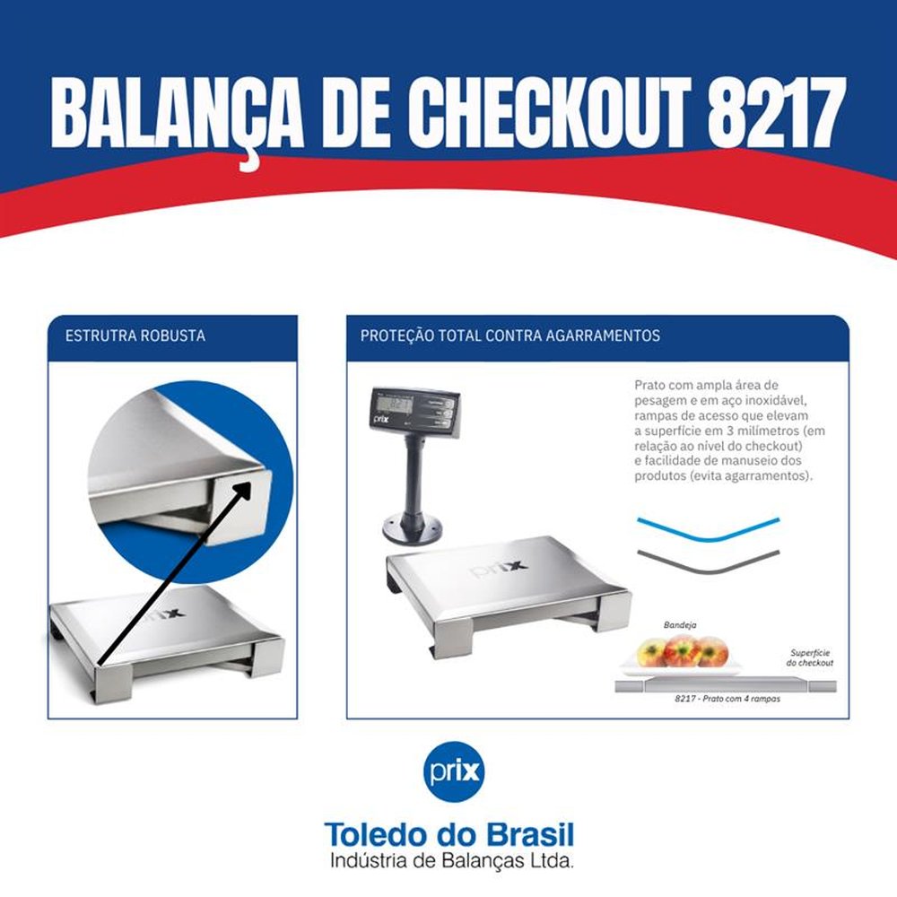 Balança Para Caixa / Checkout 8217 Prix Toledo 32 Kg