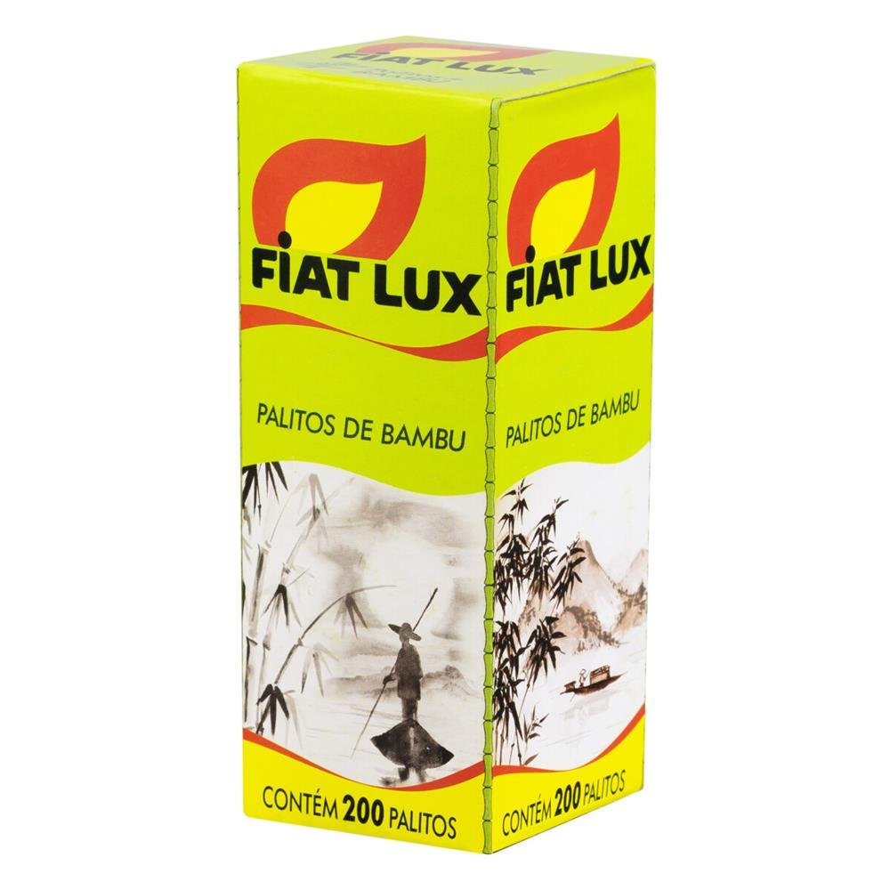 Palito Roliço De Bambu Fiat Lux 200 Unidades