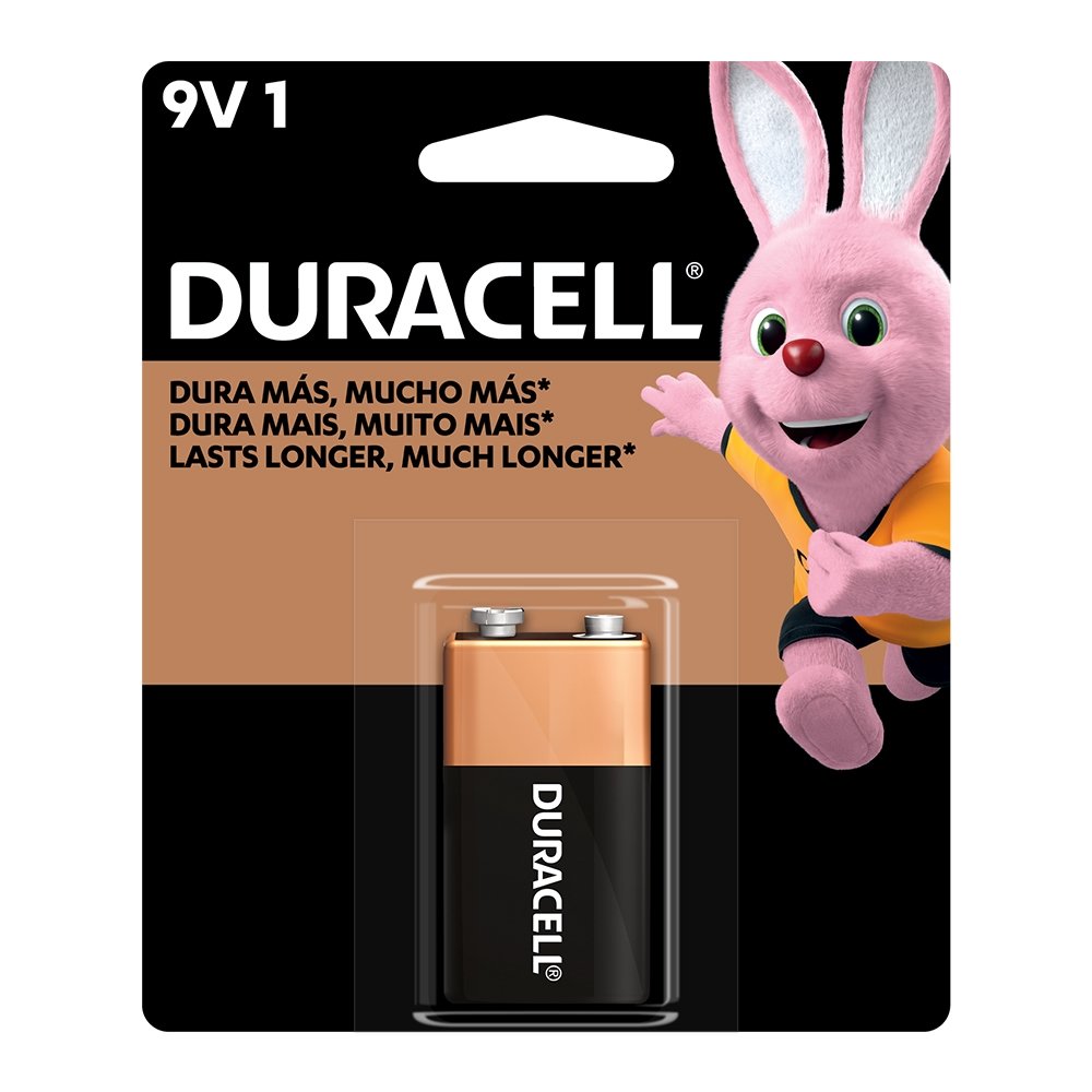 Bateria Duracell Alcalina 9V