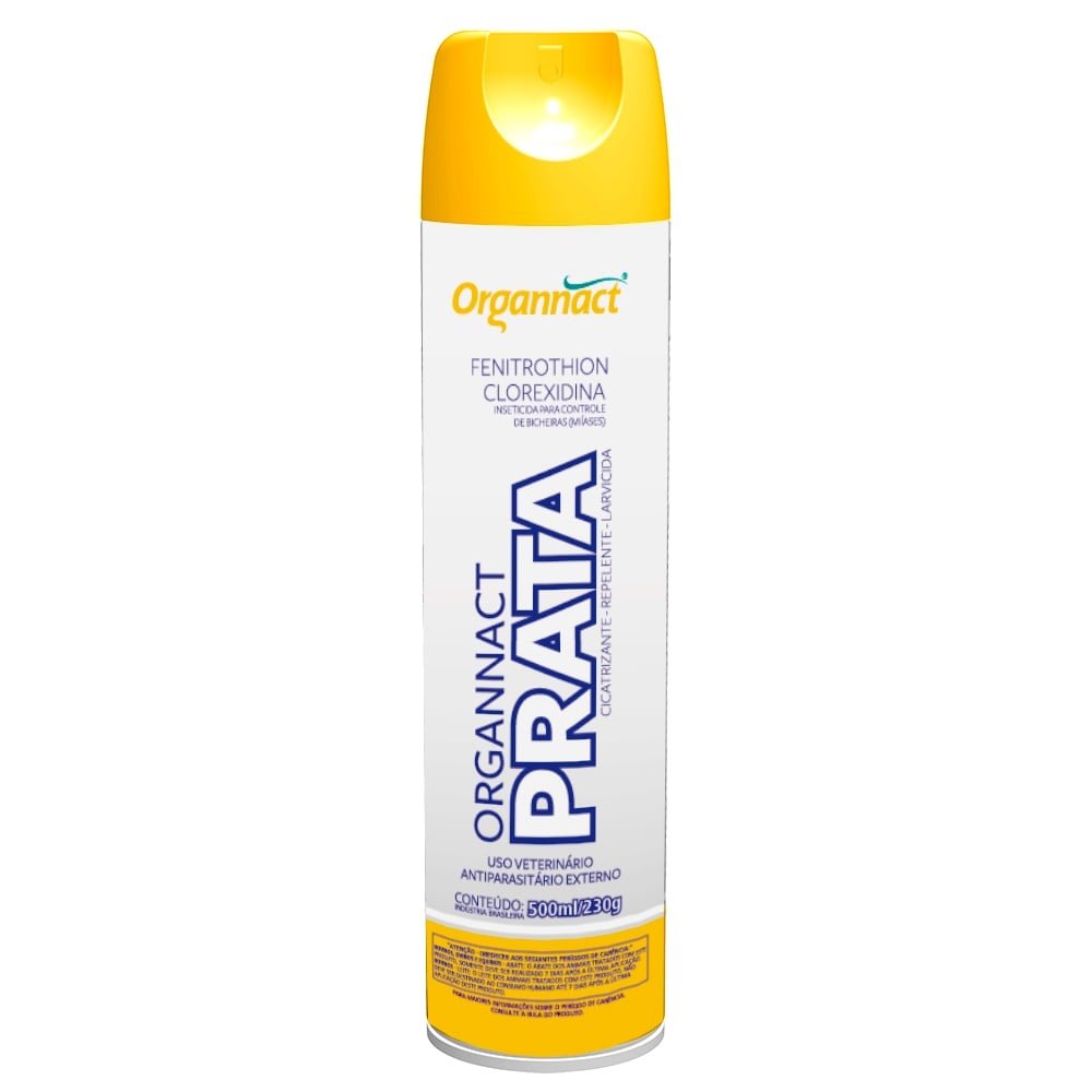 Mata Bicheira Organnact Prata 500ml