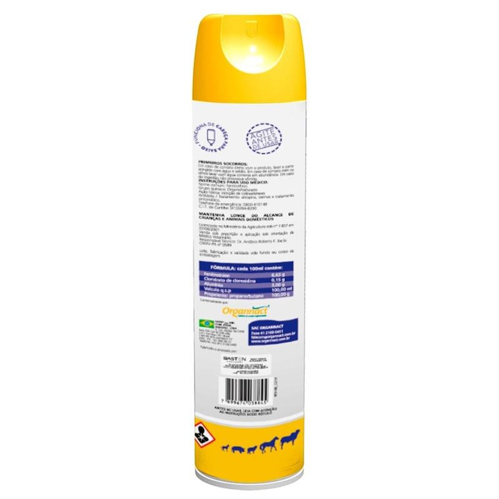 Mata Bicheira Organnact Prata 500ml