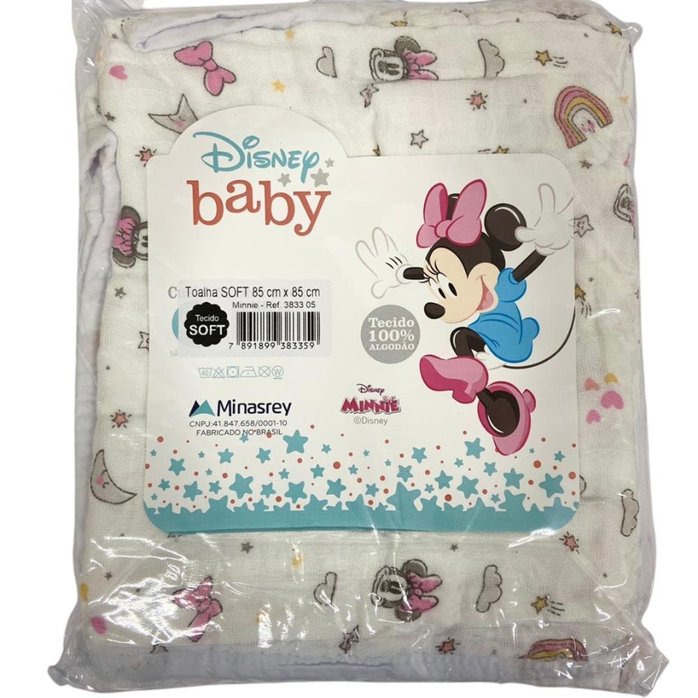 Toalha Soft Minnie 85X85 cm