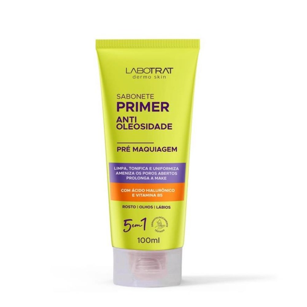 Sabonete Primer Anti Oleosidade Pré Maquiagem 5 em 1 Labotrat 100ml