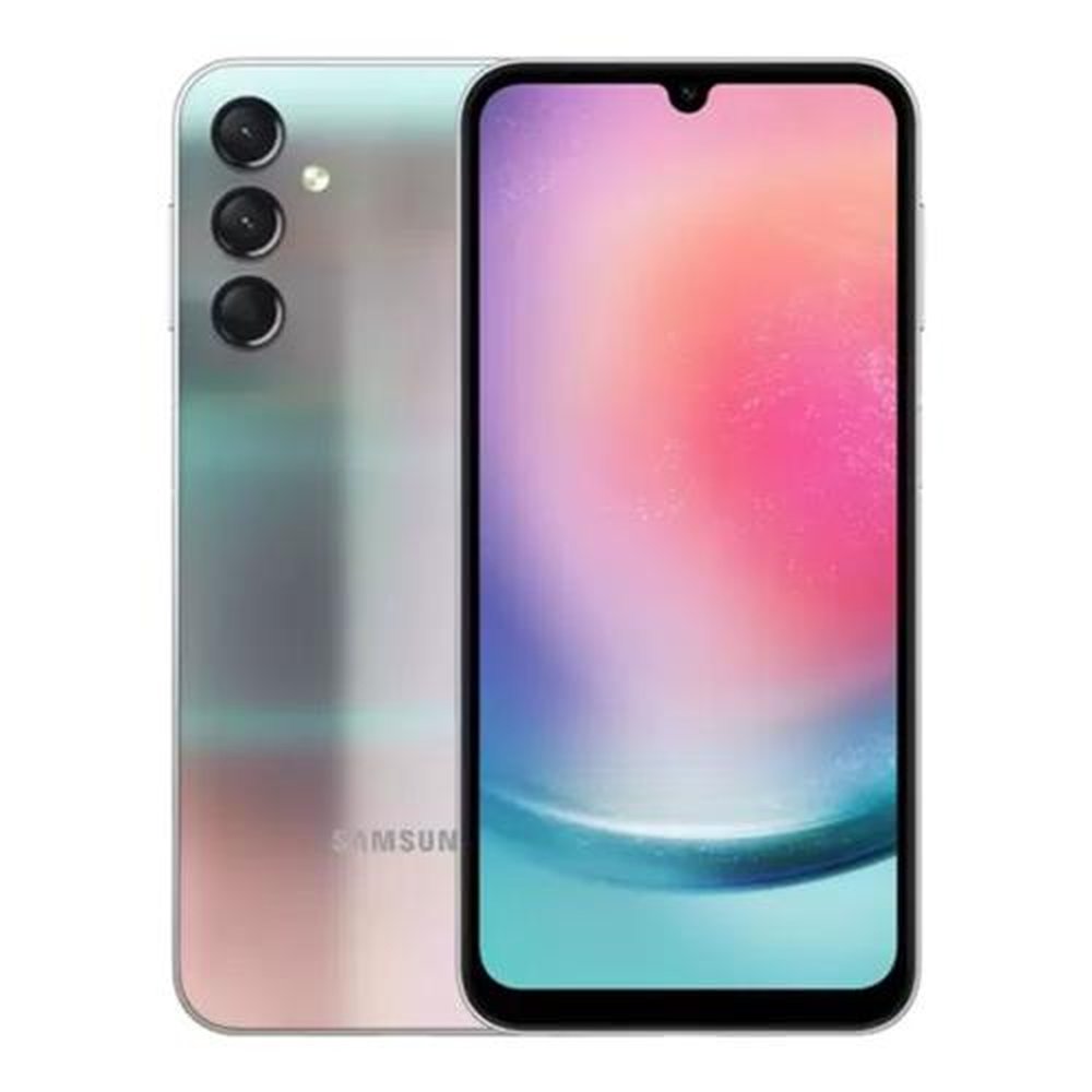 Smartphone Samsung Galaxy A24 128GB 4G Tela Infinita de 6.5" 4GB RAM Dual Chip - Prata