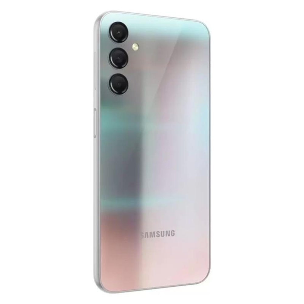 Smartphone Samsung Galaxy A24 128GB 4G Tela Infinita de 6.5" 4GB RAM Dual Chip - Prata