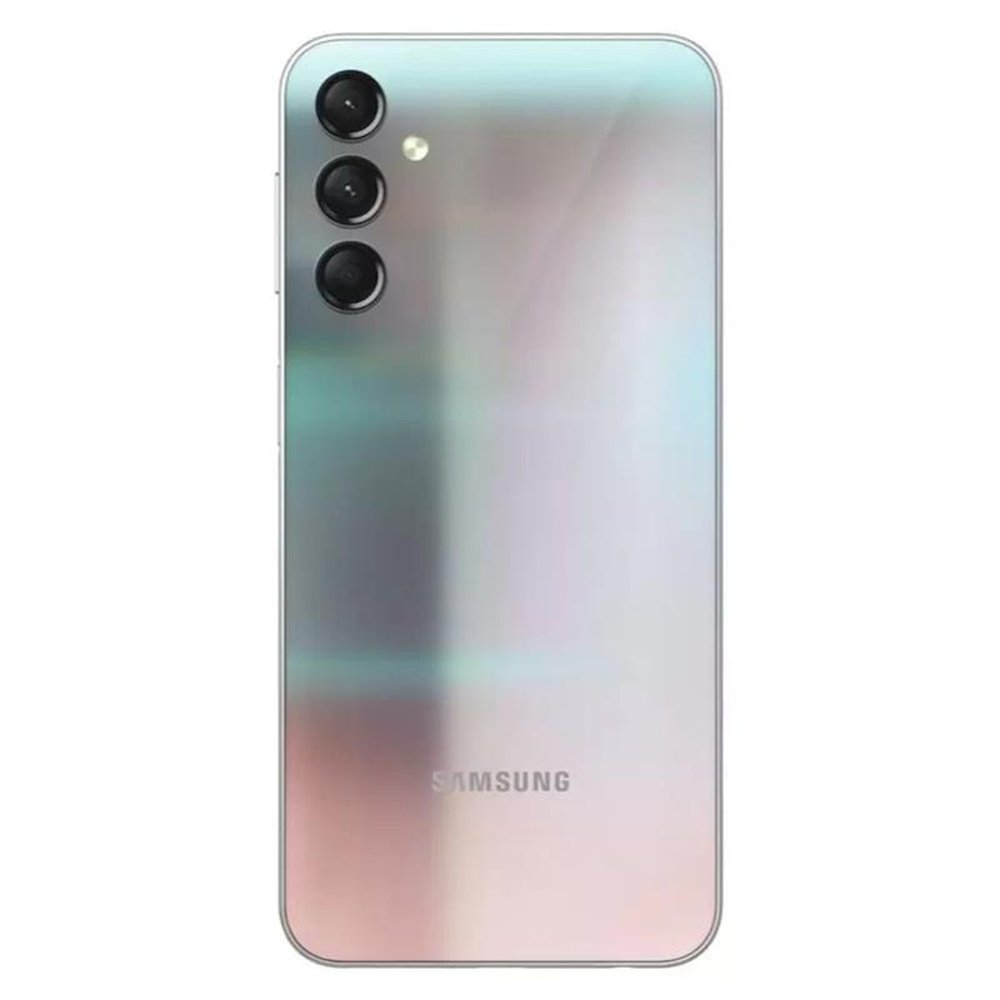 Smartphone Samsung Galaxy A24 128GB 4G Tela Infinita de 6.5" 4GB RAM Dual Chip - Prata