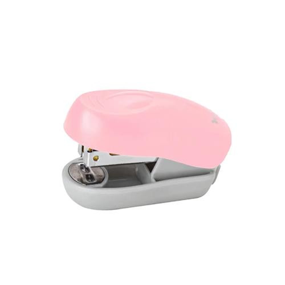 Mini Grampeador Rosa Claro Molin 8 folhas