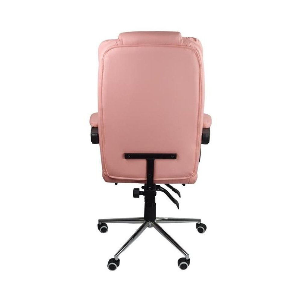 Cadeira De Escritorio Presidente Ergonomica Apoio Para Pés Oficial Webshop - Rosa