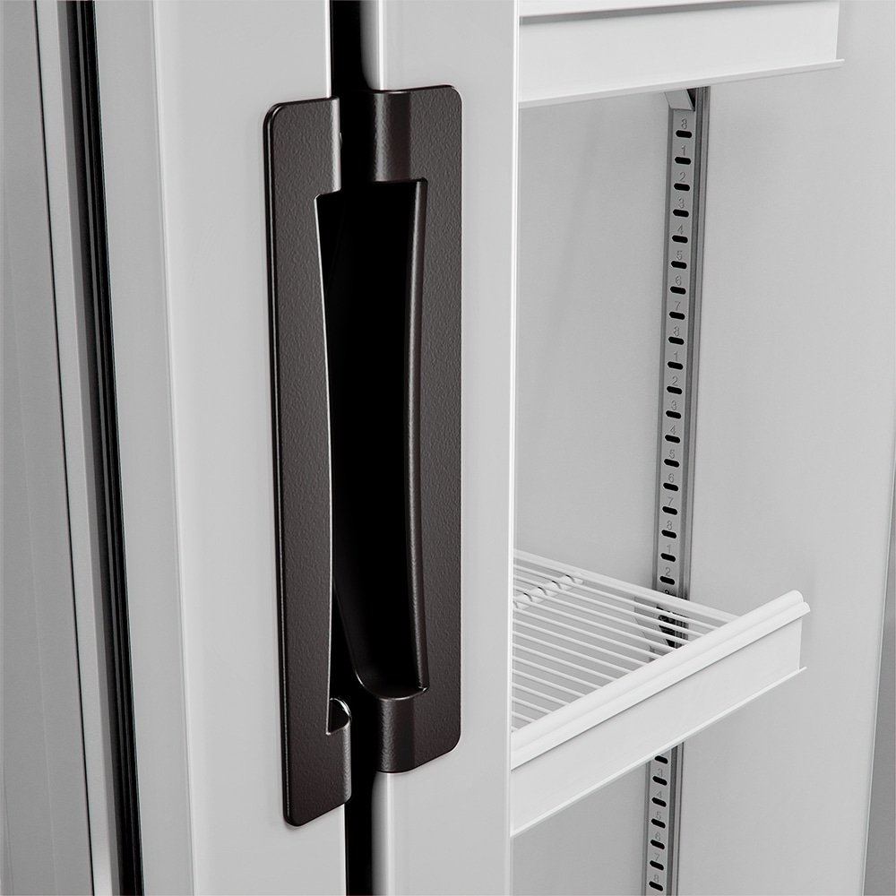 Refrigerador Vitrine Metalfrio Optima 752 Litros VB70AL - Porta de Vidro, Frost Free, Branco, 220V