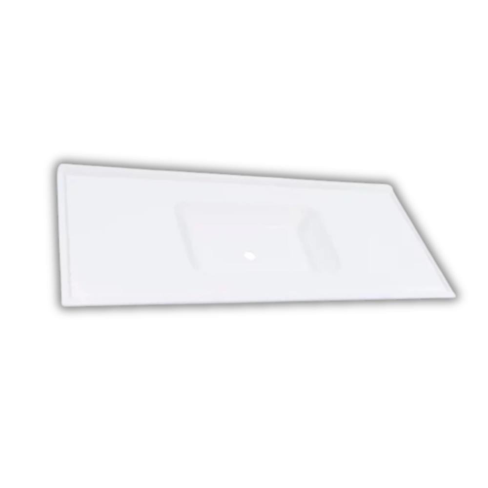 Pia Sokofibra Marmore Fibra 1,20X50 Branco Gelo