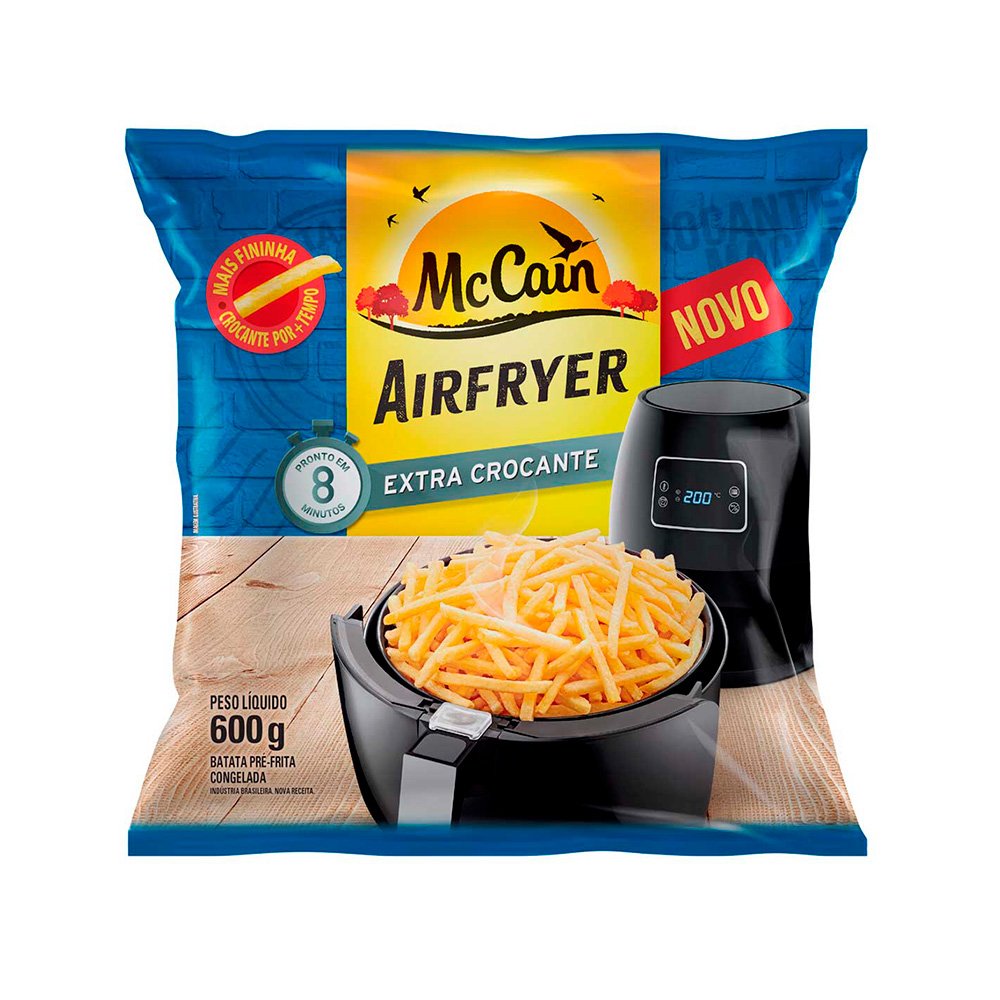 Batata Congelada Airfryer Nacional McCain 16x600g