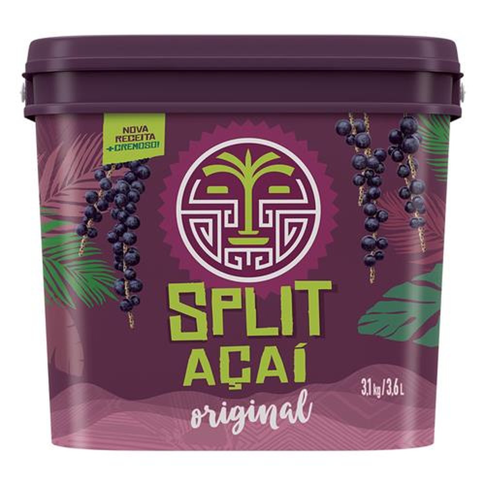 Açaí Original Split Balde 3,6kg