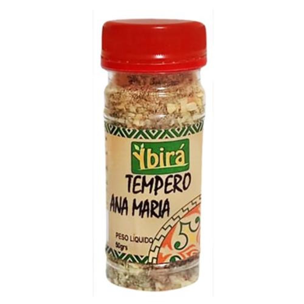 Tempero Ana Maria 50g - Embalagem com 6 Unidades