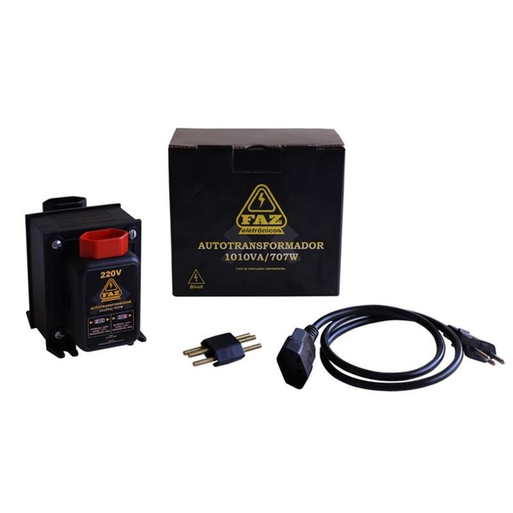 Auto Transformador Trafo Conversor 127V 220V 1010VA Fazendeiro