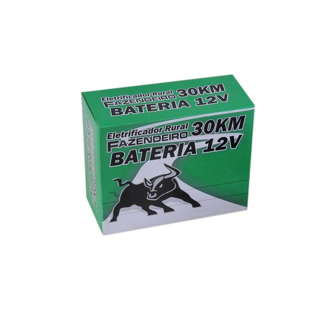 Eletrificador Rural Cerca Elétrica Fazendeiro 30Km Para Bateria 12V