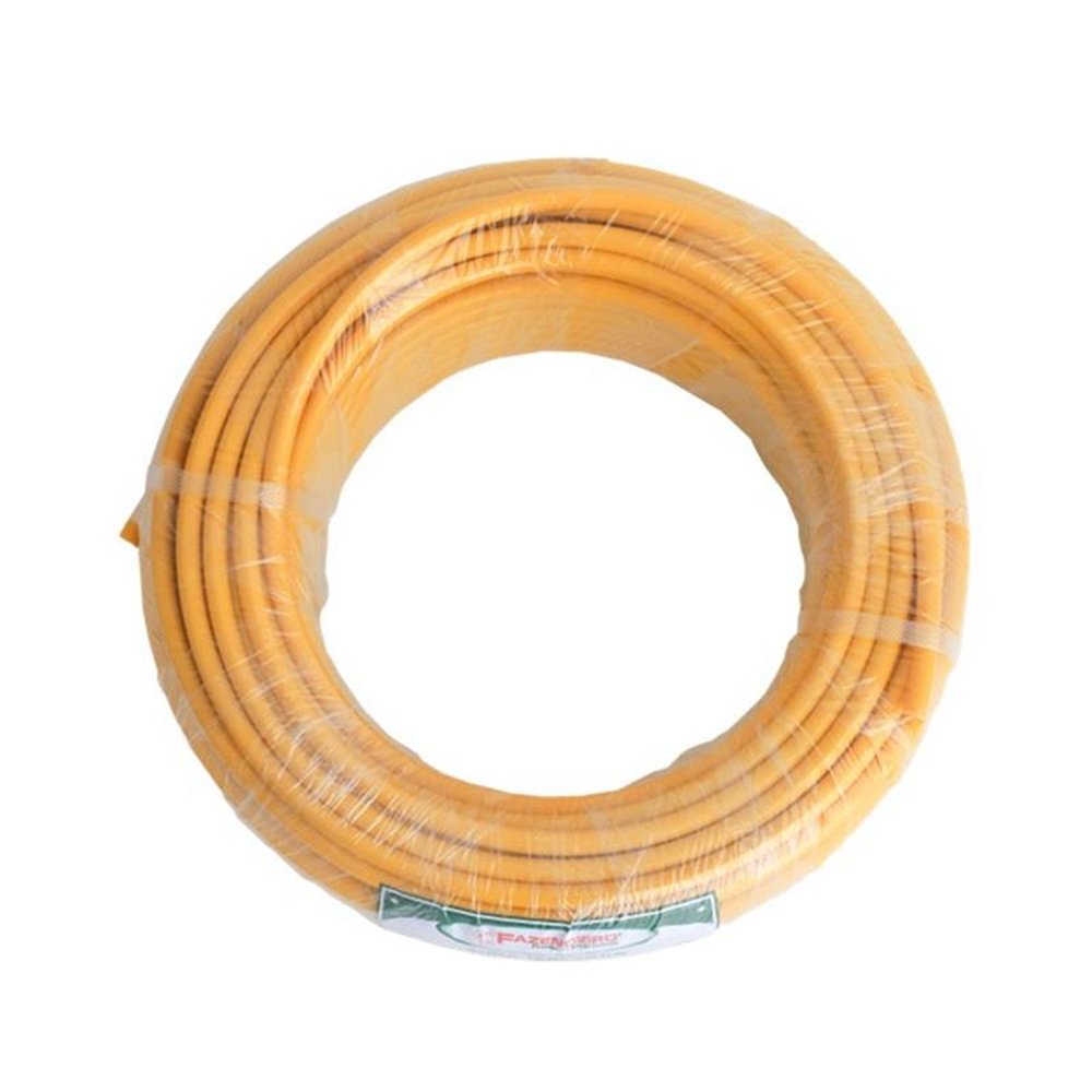 Tubo Isolador Mangueira Cerca Elétrica 7/16 Amarelo - 50m