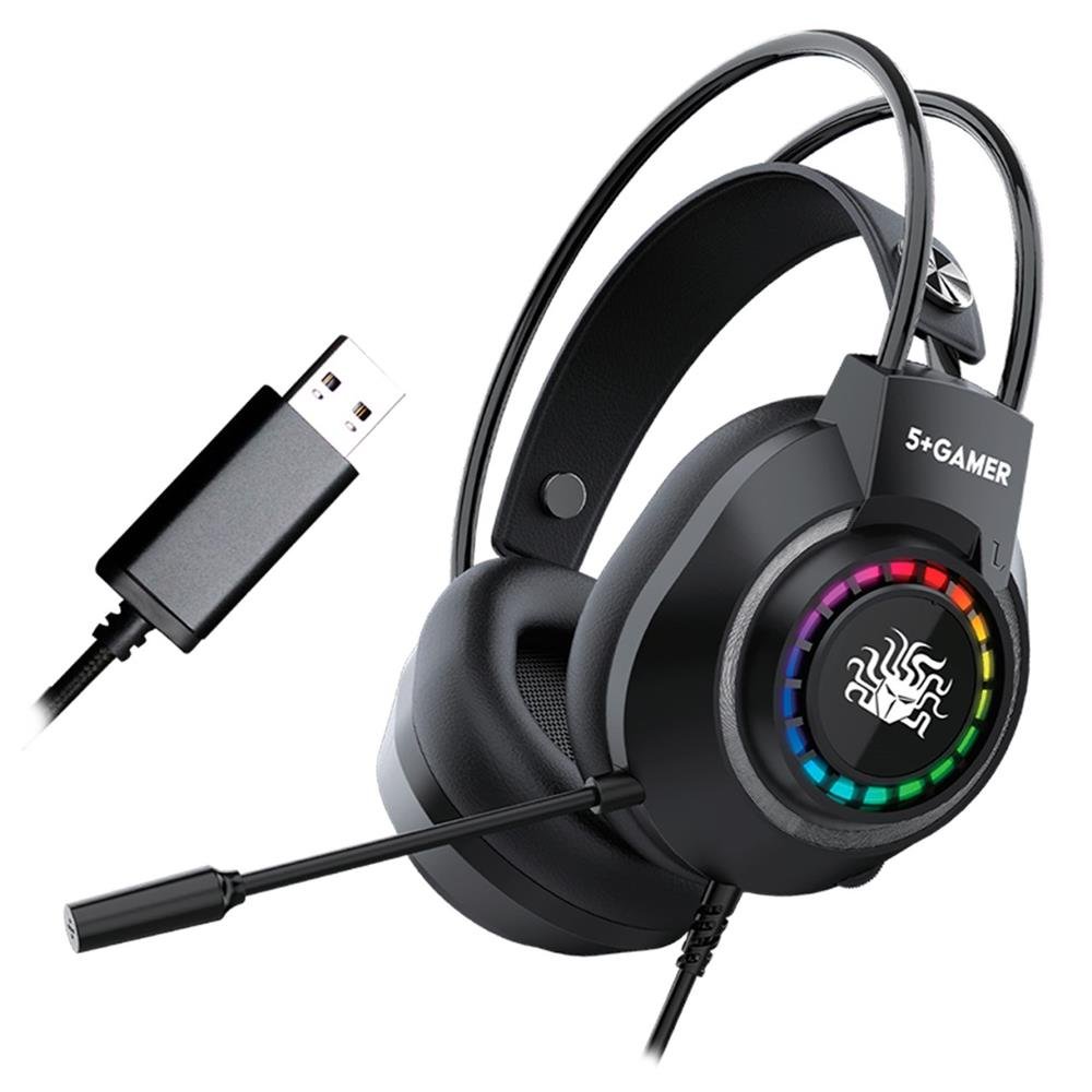 Headset Gamer 7.1 Rgb 5+ - X5-2000