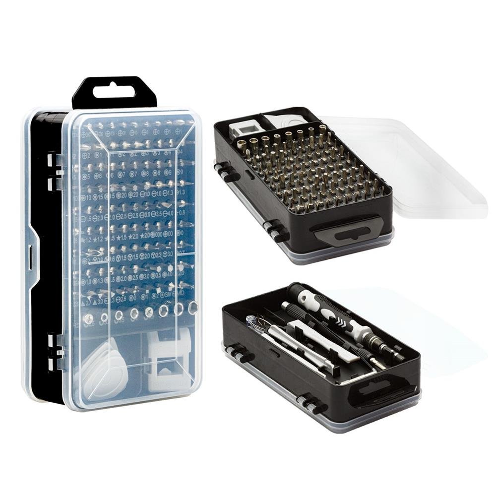 Jogo Mini Chaves Precisão Multiuso Kit Ferramenta 115 Peças