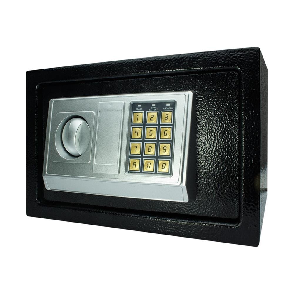 Cofre Eletrônico Digital Teclado Com Senha + Chave - 200x310x200MM