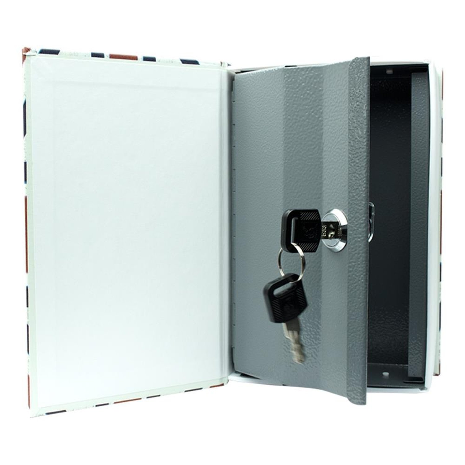 Cofre Camuflado Com 2 Chaves Formato Livro Discreto Porta Joias - 18x11.5x5.5cm - Reino Unido