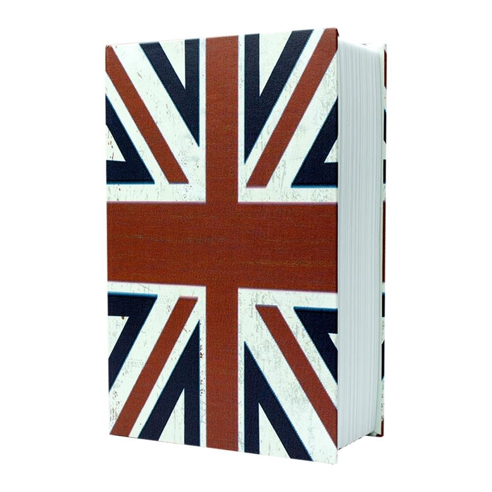 Cofre Camuflado Com 2 Chaves Formato Livro Discreto Porta Joias - 18x11.5x5.5cm - Reino Unido
