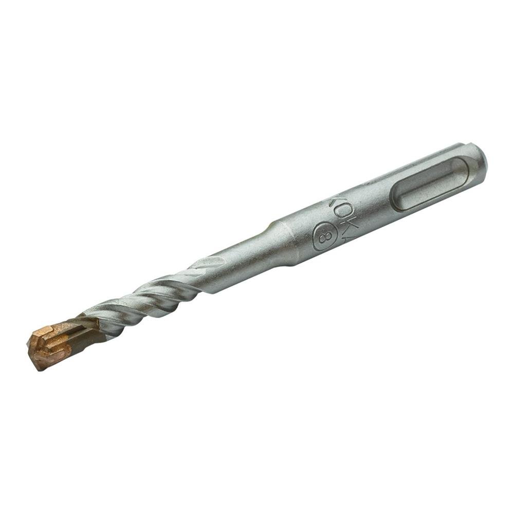 Broca De Flauta Para Concreto Sds-plus Engate Rápido Ponta De Aço - 8x110MM