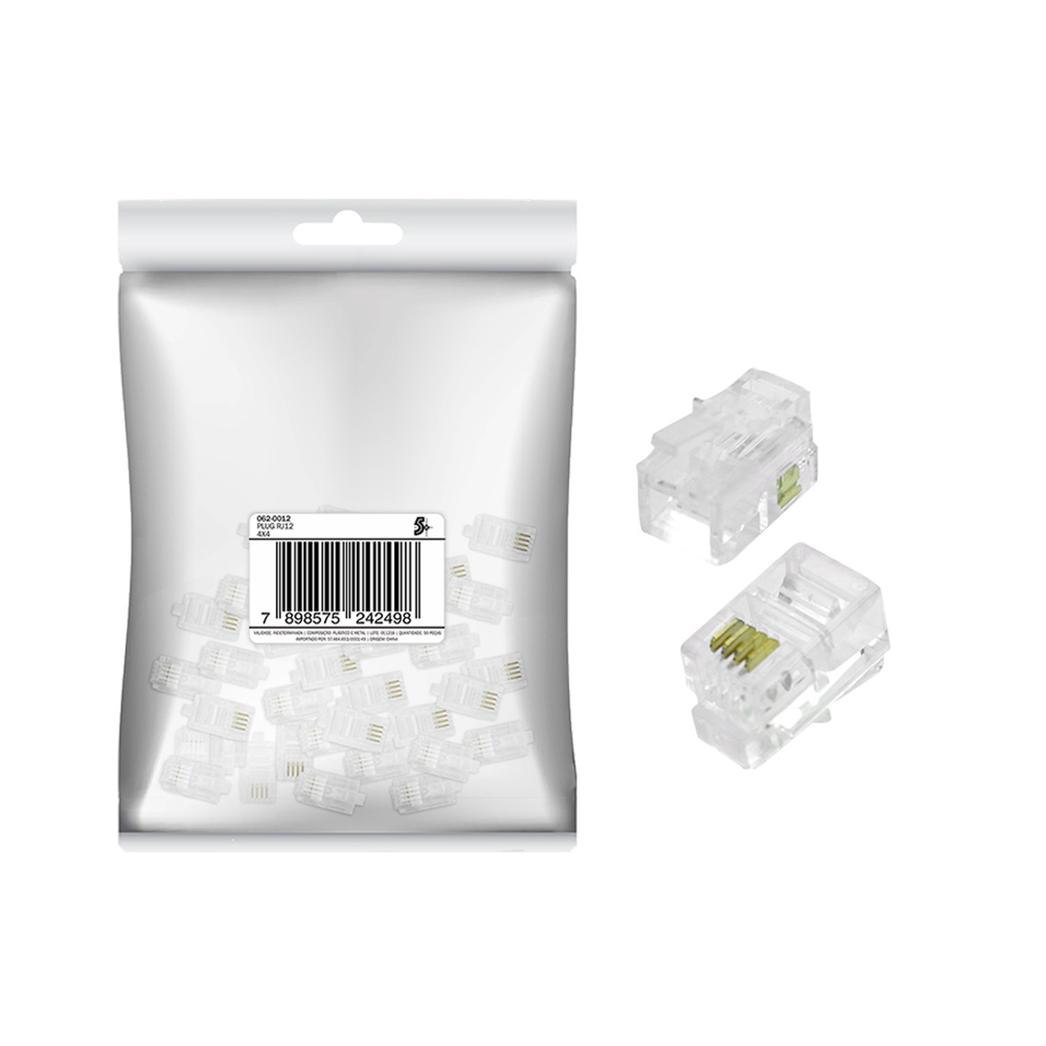 Plug RJ12 4x4